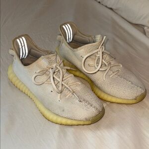 Yeezy Cream and Tan Men Shoes